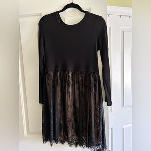 ANTHROPOLOGIE / Bailey 44| black long sleeve dress